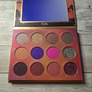 PUR Festival Pressed Pigment Palette / 12 Eyeshadows Cooper, Bronze, Gold, Rose
